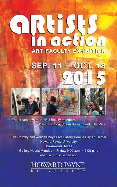 Artists in Action poster for web