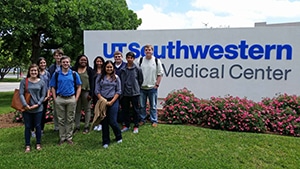 HPU students at UT Southwestern Medical Center