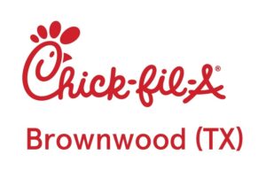 Chick-fil-a logo with the name of the Brownwood (TX) location near Howard Payne University. | HPU