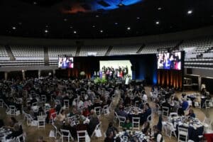 More than 420 attended HPU’s second annual Robnett Founders Dinner, held recently at the Brownwood Coliseum.
