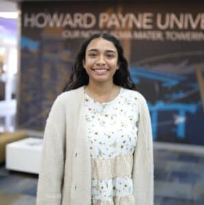 Cutline for photo #2: Shadia Herrera is a biomedical science major at HPU.